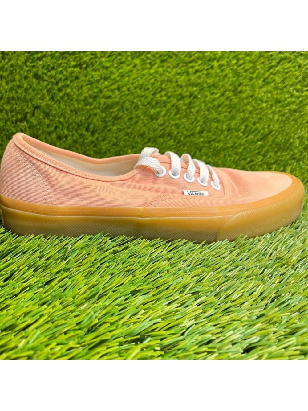 Vans Authentic Womens Size 8.5 Pink Gum Athletic Walking Skate Shoes Sneakers